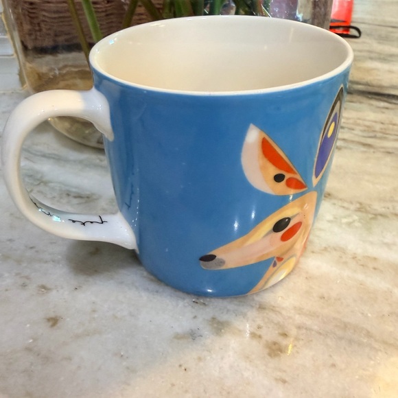 MAXWELL & WiLILLIAMS 12oz Australia Kangaroo Blue Porcelain Mug by PETE CROMER - Picture 7 of 7